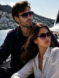 Prime Black Aviator One Size Plastic UV Sunglasses-OL123BK