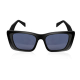 Prime Black Oversized Square One Size Plastic UV Sunglasses-OL117BK