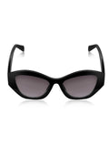 Prime Black Cate-eye One Size Plastic UV Sunglasses-OL125BK