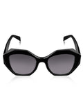 Prime Black Cate-eye One Size Plastic UV Sunglasses-OL129BK