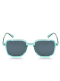 Prime Blue Square One Size Plastic UV Sunglasses-OL122BL