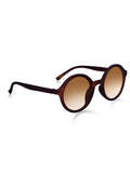 Prime Brown Round One Size Plastic UV Sunglasses-OL100BR