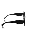 Prime Black Cate-eye One Size Plastic UV Sunglasses-OL129BK