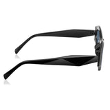 Prime Black Cate-eye One Size Plastic UV Sunglasses-OL128BK