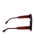 Prime Brown Square One Size Plastic UV Sunglasses-OL105BR
