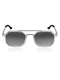 Elite Collection Black Geometric One Size Metal Adult-Unisex UV Sunglasses-EC308BK