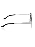 Elite Collection Black Geometric One Size Metal Adult-Unisex UV Sunglasses-EC308BK
