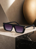 Prime Black Round One Size Plastic UV Sunglasses-OL101BK