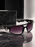 Prime Black Sports One Size Plastic UV Sunglasses-OL138BK