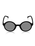 Prime Black Round One Size Plastic UV Sunglasses-OL100BK