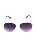 Prime Black Aviator One Size Metal UV Sunglasses-OL121BK