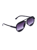 Prime Black Aviator One Size Plastic UV Sunglasses-OL123BK