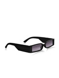 Prime Black Rectangle One Size Plastic UV Sunglasses-OL106BK