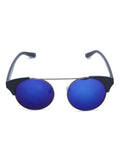 Prime Blue Rectangle One Size Plastic UV Sunglasses-OL102BL