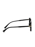 Prime Black Square One Size Plastic UV Sunglasses-OL122BK