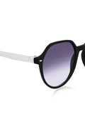Prime Black Round One Size Plastic UV Sunglasses-OL120BK