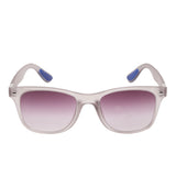 Prime Grey Rectangle One Size Plastic UV Sunglasses-OL144GY