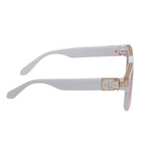 Prime Red Rectangle One Size Plastic UV Sunglasses-OL131RD