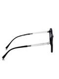 Prime Black Round One Size Plastic UV Sunglasses-OL119BK