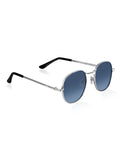 Elite Collection Black Aviator One Size Metal Adult-Unisex UV Sunglasses-EC299BK
