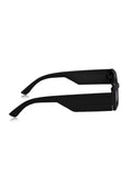 Prime Black Rectangle One Size Plastic UV Sunglasses-OL106BK