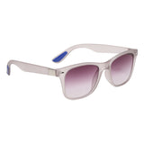 Prime Grey Rectangle One Size Plastic UV Sunglasses-OL144GY