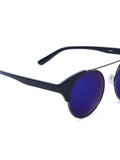 Prime Blue Rectangle One Size Plastic UV Sunglasses-OL102BL