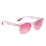 Prime Pink Rectangle One Size Plastic UV Sunglasses-OL145PK