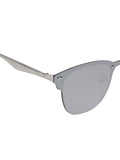 Prime Silver Browline One Size Metal UV Sunglasses-OL107SL