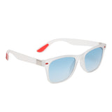 Prime White Rectangle One Size Plastic UV Sunglasses-OL146WH