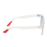Prime White Rectangle One Size Plastic UV Sunglasses-OL146WH