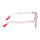 Prime Pink Rectangle One Size Plastic UV Sunglasses-OL145PK