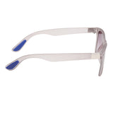 Prime Grey Rectangle One Size Plastic UV Sunglasses-OL144GY
