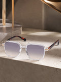 Prime Brown Square One Size Plastic UV Sunglasses-OL122BR
