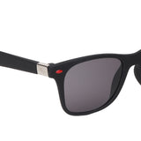 Prime Black Rectangle One Size Plastic UV Sunglasses-OL143BK