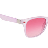 Prime Pink Rectangle One Size Plastic UV Sunglasses-OL145PK