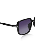 Prime Black Rectangle One Size Plastic UV Sunglasses-OL130BK