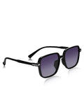 Prime Black Rectangle One Size Plastic UV Sunglasses-OL130BK