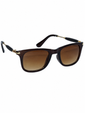 Elite Collection Brown Browline One Size Plastic Adult-Unisex UV Sunglasses-EC304BR