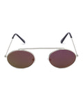 Prime Green Oval One Size Metal UV Sunglasses-OL134GR