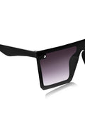 Prime Black Oversized One Size Plastic UV Sunglasses-OL109BK