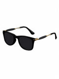 Elite Collection Black Browline One Size Plastic Adult-Unisex UV Sunglasses-EC303BK
